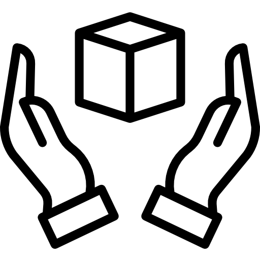 Picto mains pour les univers produits de ménatex.