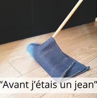Photo pour serpillière post consumer. Serpillière eco responsable