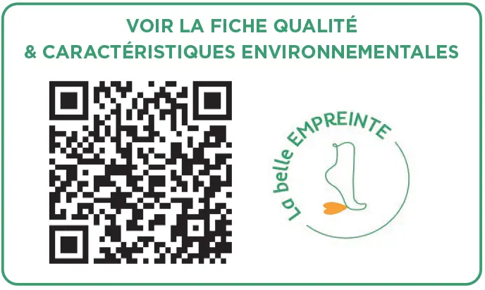 QR code serpillière belle empreinte QR code fiche belle empreinte serpillière post consumer