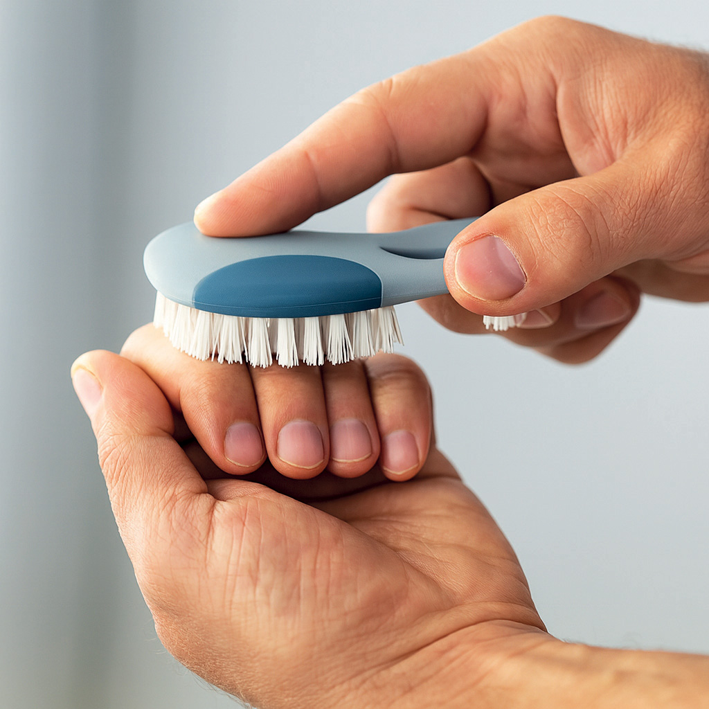 Brosse a ongles Ménatex Brosse à ongles parfaite pour se nettoyer les mains et les ongles et désincruster la saleté
