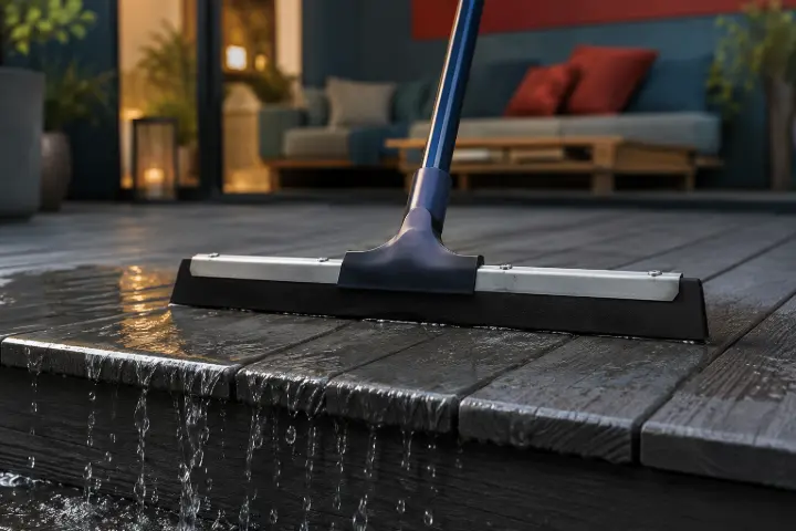 Raclette sol Ménatex Raclette sol pour laver efficacement les extérieurs des maison. Terrasse, garage...