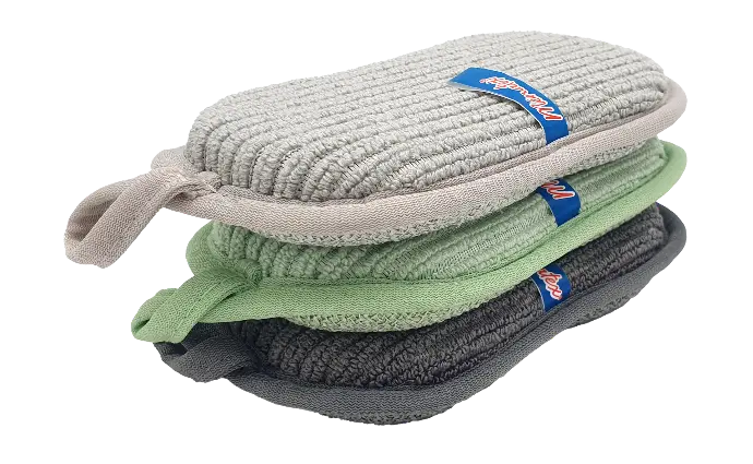 Photo produit LOT DE 3 ÉPONGES MICROFIBRES